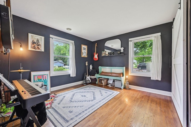 324 W Crystal Lake Ave, Crystal Lake, IL 60014 - sitting room featuring wood finished floors and baseboards