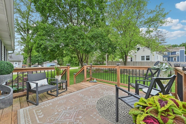 324 W Crystal Lake Ave, Crystal Lake, IL 60014 - view of patio with a wooden deck