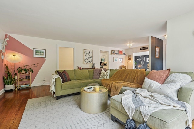 324 W Crystal Lake Ave, Crystal Lake, IL 60014 - living room with wood finished floors and baseboards