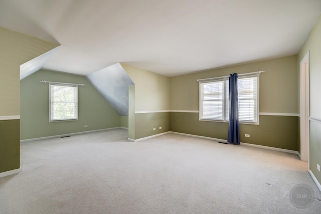 3744 Highknob Cir, Naperville, IL 60564 - bonus room with carpet floors, lofted ceiling, and baseboards