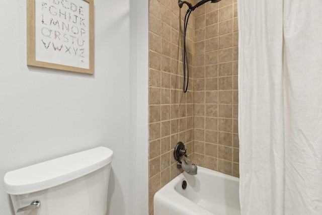 1248 W Fletcher St Unit C, Chicago, IL 60657 - full bathroom with shower / tub combo with curtain and toilet