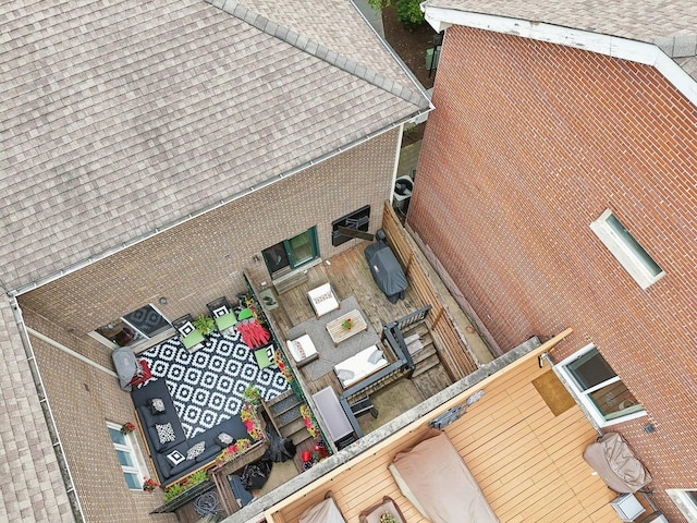 1248 W Fletcher St Unit C, Chicago, IL 60657 - view from above of property