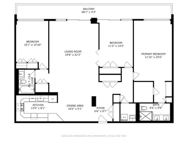 1430 N Astor St Unit 11C, Chicago, IL 60610 - floor plan / room layout