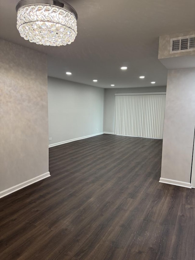 9B Kingery Quarter Unit 108, Willowbrook, IL 60527 - unfurnished room with recessed lighting and wood finished floors