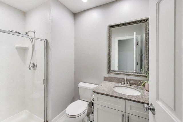 1952 W Fletcher St Unit 2W, Chicago, IL 60657 - full bath featuring a shower stall, toilet, and vanity