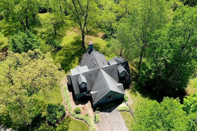 16864 E State Route 17, Grant Park, IL 60940 - aerial view of property and surrounding area featuring a forest