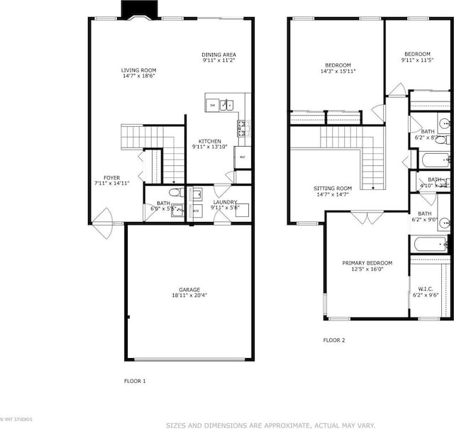 6417 Blue Sky Ln, Matteson, IL 60443 - floor plan / room layout