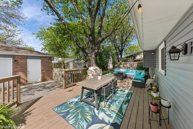2109 Sprucewood Ln, Lindenhurst, IL 60046 - deck with outdoor lounge area