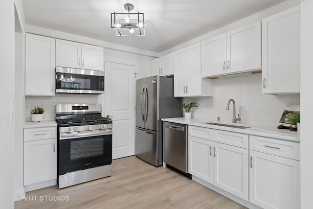 266 Mayfair Ln Unit C1, Schaumburg, IL 60193 - kitchen with appliances with stainless steel finishes, a sink, white cabinets, backsplash, and light countertops