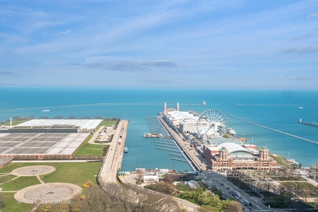 600 N Lake Shore Dr Unit 3411, Chicago, IL 60611 - drone / aerial view of a nearby body of water