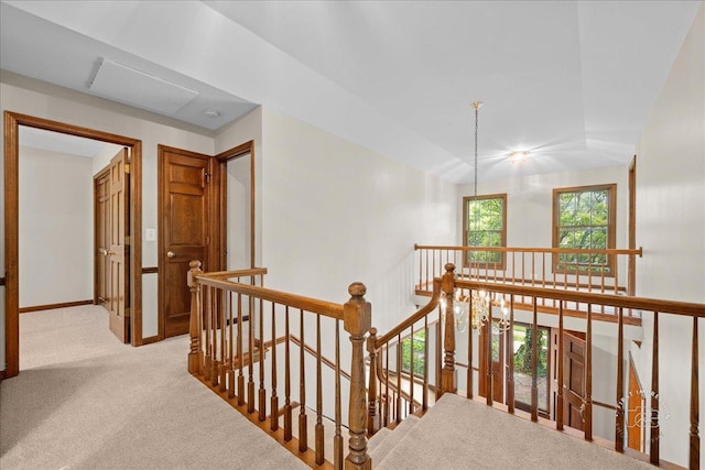 560 Braemar Ave, Naperville, IL 60563 - corridor featuring an upstairs landing and carpet flooring