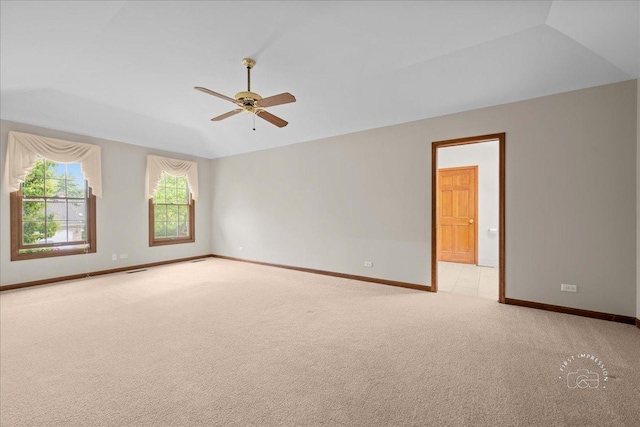 560 Braemar Ave, Naperville, IL 60563 - spare room with light carpet and ceiling fan