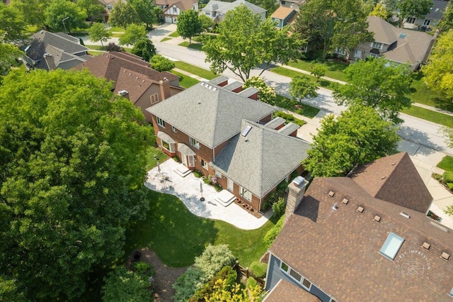560 Braemar Ave, Naperville, IL 60563 - aerial perspective of suburban area