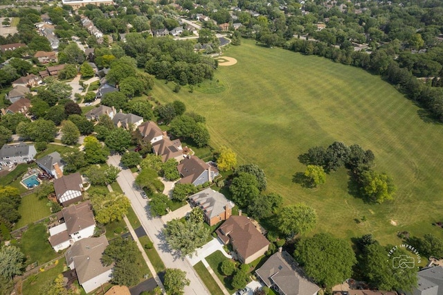 560 Braemar Ave, Naperville, IL 60563 - aerial perspective of suburban area