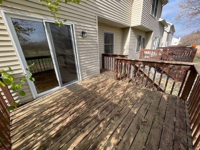 1181 Golf Ct, Dekalb, IL 60115 - view of wooden terrace