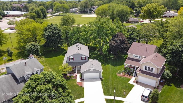 150 Meadows Ct, Sugar Grove, IL 60554 - aerial perspective of suburban area with a tree filled landscape
