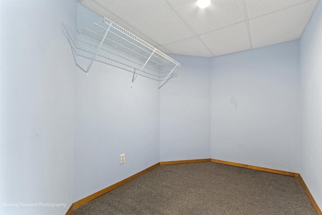 150 Meadows Ct, Sugar Grove, IL 60554 - spacious closet with carpet and a paneled ceiling