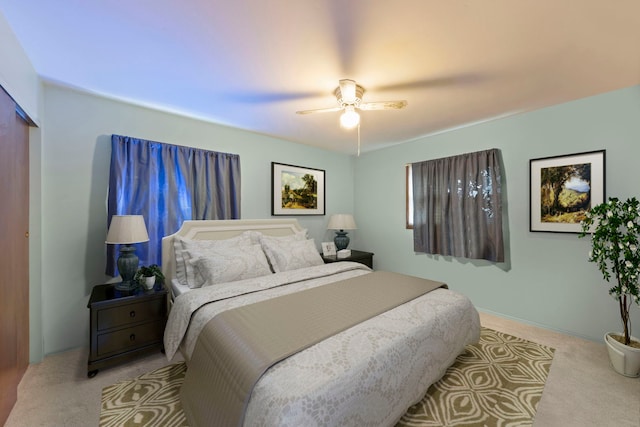 15424 David Ln, Oak Forest, IL 60452 - carpeted bedroom with ceiling fan