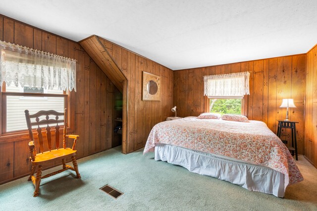 229 N Marion Ave, Bartlett, IL 60103 - bedroom with light colored carpet and wooden walls