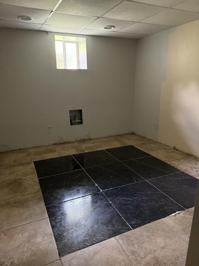 509 S May St, Joliet, IL 60436 - empty room featuring a drop ceiling