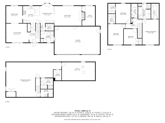 605 Feeney Dr, Minooka, IL 60447 - property floor plan