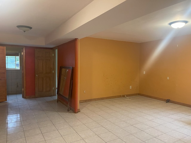 3400 N Buffalo Grove Rd, Arlington Heights, IL 60004 - spare room featuring baseboards and light tile patterned flooring
