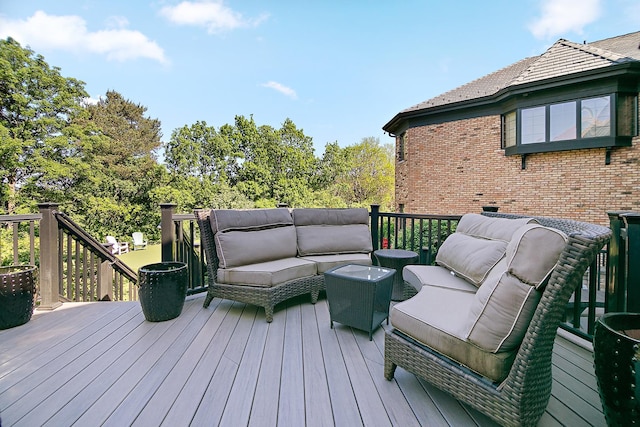 45 Silo Ridge Rd, Orland Park, IL 60467 - deck with outdoor lounge area