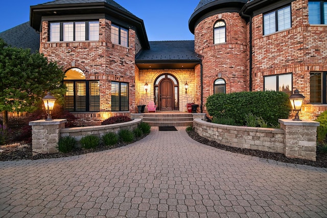 45 Silo Ridge Rd, Orland Park, IL 60467 - view of front facade with brick siding and a high end roof