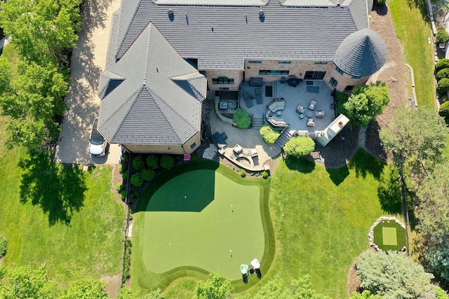 45 Silo Ridge Rd, Orland Park, IL 60467 - aerial view of property and surrounding area