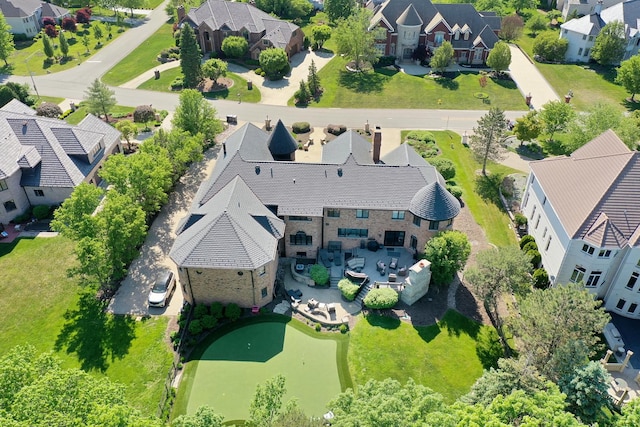 45 Silo Ridge Rd, Orland Park, IL 60467 - aerial perspective of suburban area