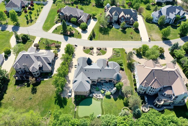 45 Silo Ridge Rd, Orland Park, IL 60467 - aerial perspective of suburban area