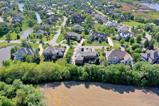 45 Silo Ridge Rd, Orland Park, IL 60467 - aerial view of residential area with a nearby body of water