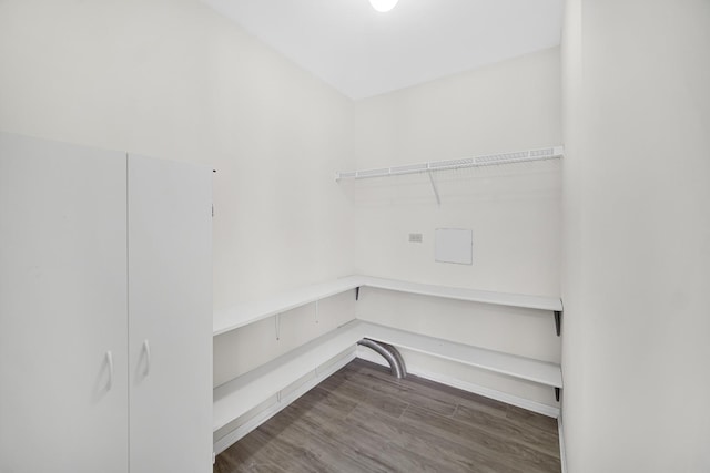 653 Fairview Ln, South Elgin, IL 60177 - spacious closet featuring wood finished floors