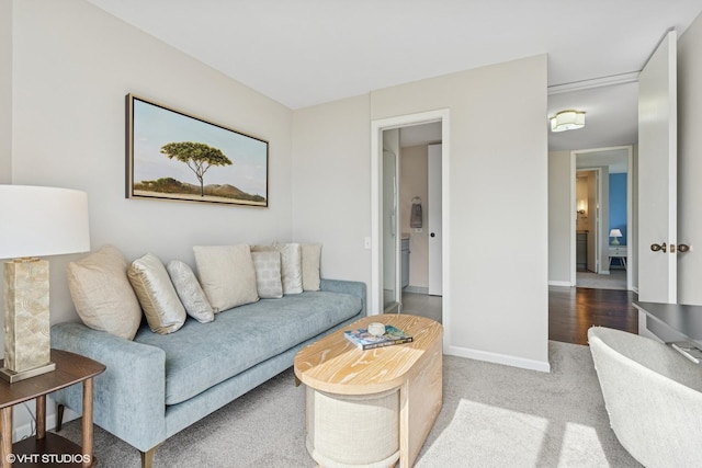 345 W Fullerton Pkwy Unit 601, Chicago, IL 60614 - living area with carpet and baseboards
