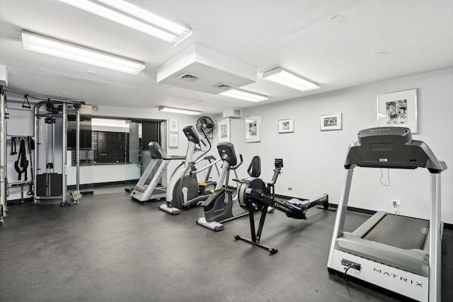 345 W Fullerton Pkwy Unit 601, Chicago, IL 60614 - workout area with a wall unit AC