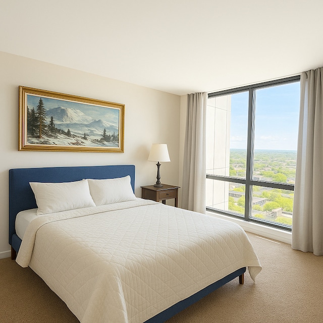 1636 N Wells St Unit 2601, Chicago, IL 60614 - bedroom featuring carpet floors