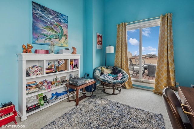 1625 N Western Unit 502, Chicago, IL 60647 - recreation room featuring carpet flooring