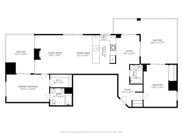 1625 N Western Unit 502, Chicago, IL 60647 - room layout