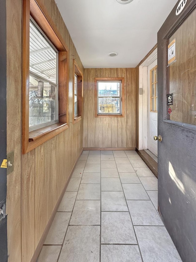 5431 S 7th Ave, Countryside, IL 60525 - hallway featuring wood walls