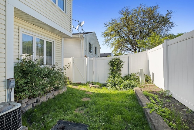 16203 Fox Ct, Orland Hills, IL 60487 - view of yard with central AC