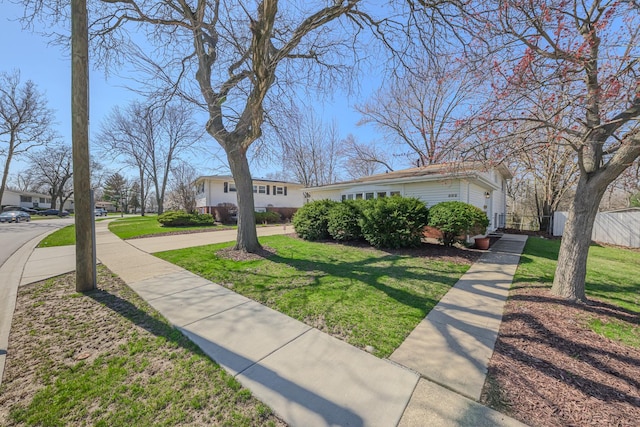 502 Antietam St, Park Forest, IL 60466 - view of front of property featuring a front lawn and driveway