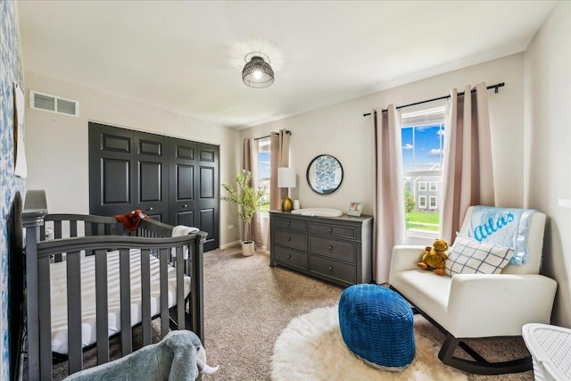 26143 S White Oak Trl, Channahon, IL 60410 - carpeted bedroom featuring multiple windows and a closet