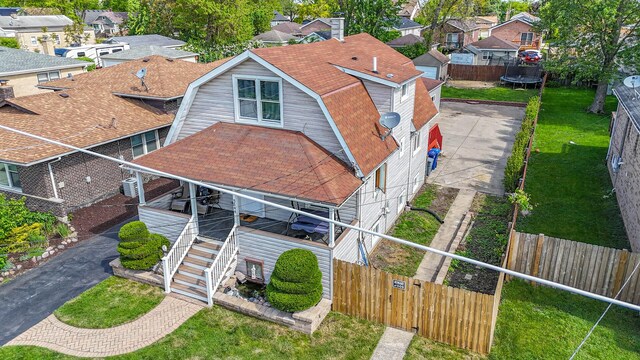 5844 W Maple Ave, Berkeley, IL 60163 - aerial view of residential area
