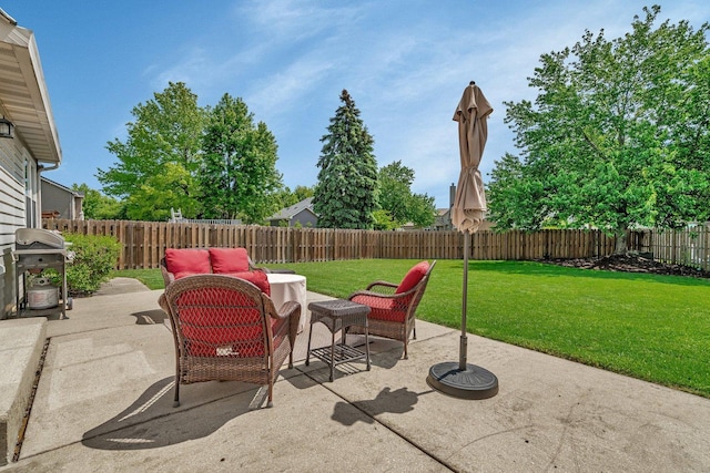 633 Salem Cir, Oswego, IL 60543 - view of patio / terrace with a grill