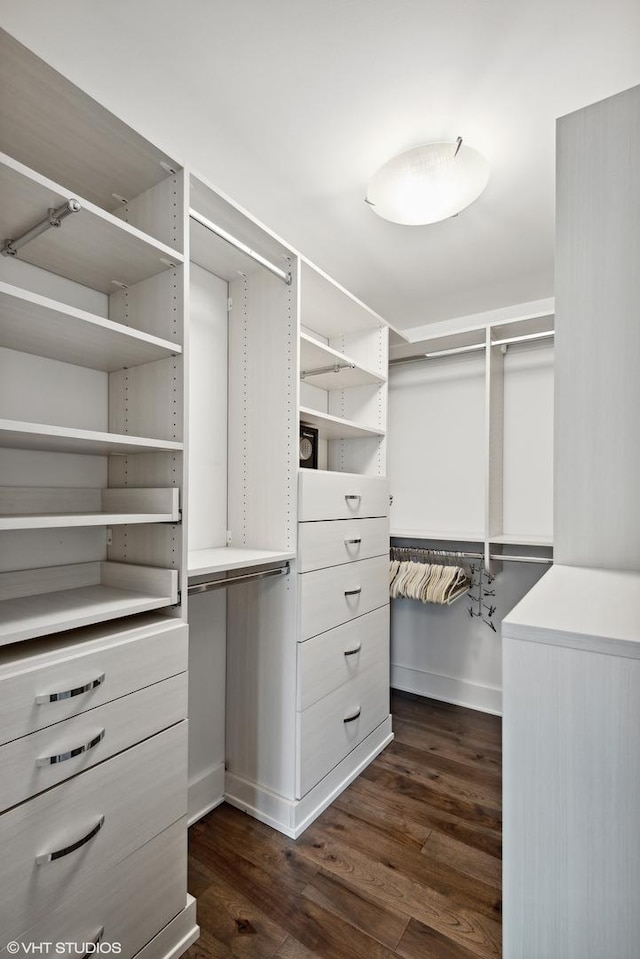 2 E Erie St Unit 1605, Chicago, IL 60611 - walk in closet featuring dark wood finished floors