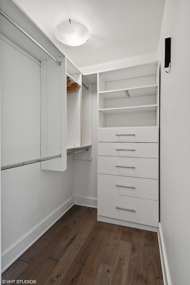 2 E Erie St Unit 1605, Chicago, IL 60611 - spacious closet featuring dark wood-type flooring