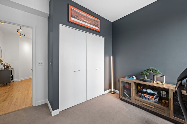 1529 S State St Unit 13G, Chicago, IL 60605 - carpeted office featuring baseboards