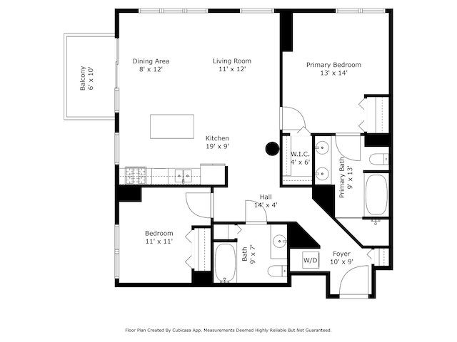1529 S State St Unit 13G, Chicago, IL 60605 - floor plan / room layout