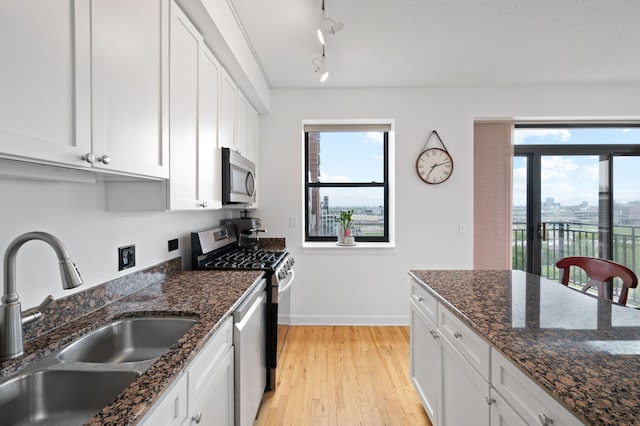 1529 S State St Unit 13G, Chicago, IL 60605 - kitchen featuring appliances with stainless steel finishes, a sink, healthy amount of natural light, and baseboards