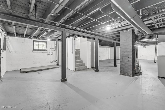 8127 S Jeffery Blvd, Chicago, IL 60617 - below grade area featuring stairs